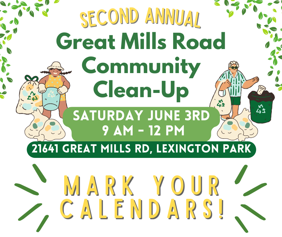 Second Annual Great Mills Road Cleanup event set for June 3rd